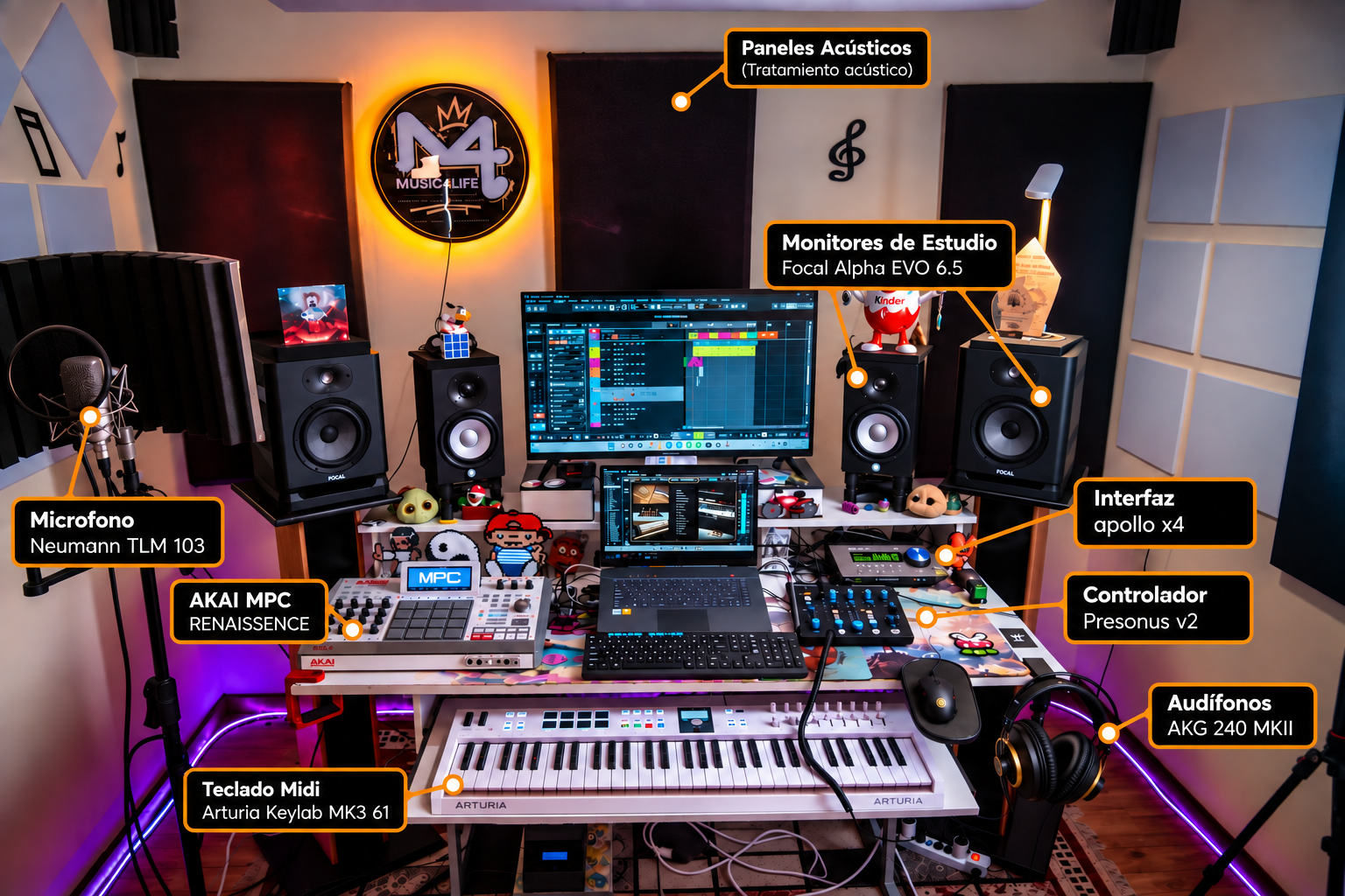 Guía Visual del Estudio Musical
